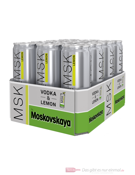 Moskovskaya Vodka Lemon 10% 12 x 330ml DPG
