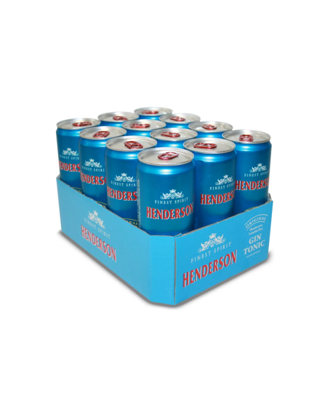 Henderson Gin Tonic 10% 12 x 330ml DPG