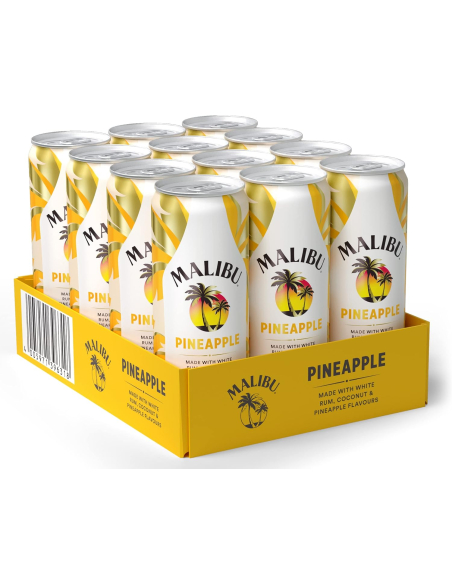 Malibu Pineapple 10% 12 x 250ml DPG