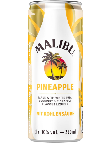 Malibu Pineapple 10% 12 x 250ml DPG