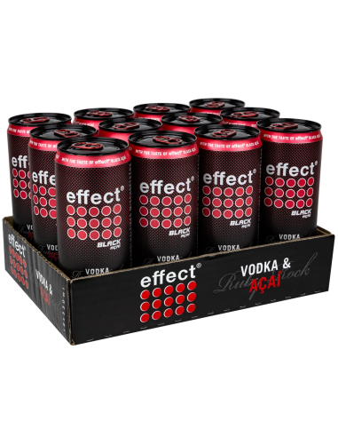 Effect Vodka Black Acai 10% 12 x 330ml DPG
