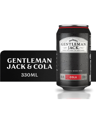 Gentleman Jack Cola 10% 12 x 330ml DPG