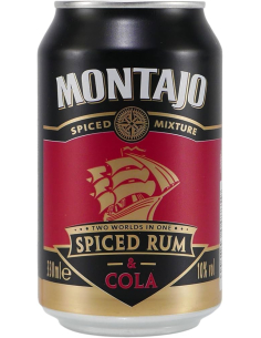 Montajo Spiced Rum Cola 10% 12 x 330ml DPG