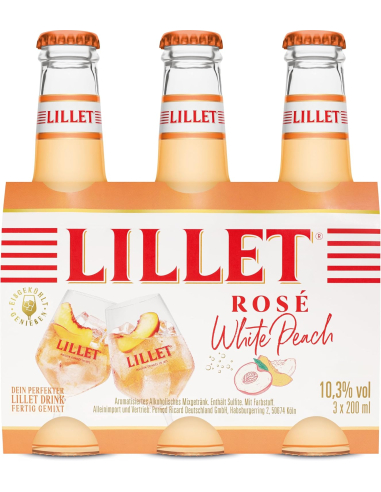 Lillet White Peach Ready to Drink 10,3% 8 x 3er...