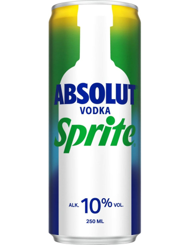 Absolut Sprite 10% 12 x 250ml DPG