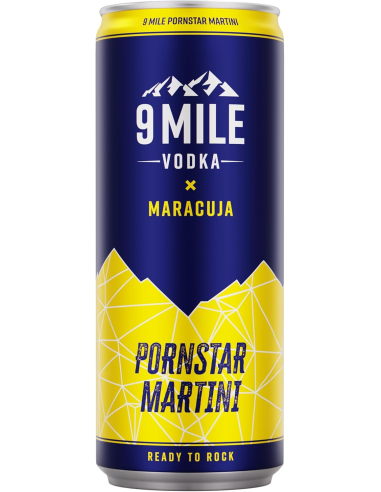 9 Mile Vodka Maracuja 10% 12 x 330ml DPG