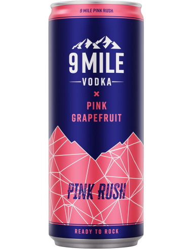 9 Mile Vodka Pink Grapefruit 10% 12 x 330ml DPG