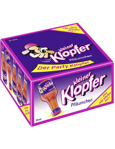 Kleiner Klopfer Pflaume 17% 25 x 0,02l