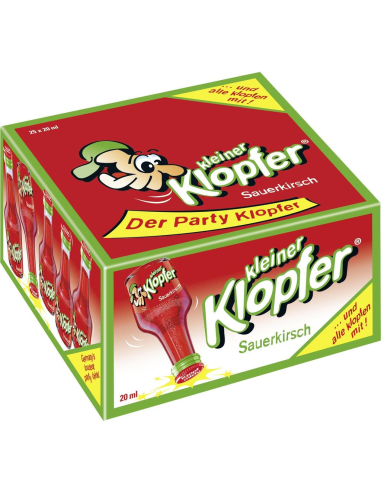 Kleiner Klopfer Sauerkirsch 16% 25 x 0,02l