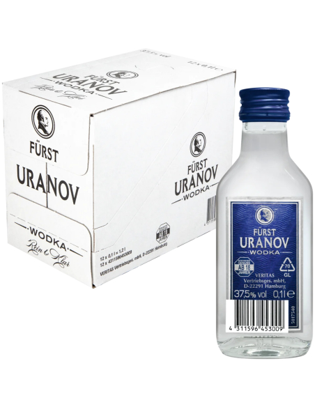 Fürst Uranov Wodka 37,5% 12 x 0,10l