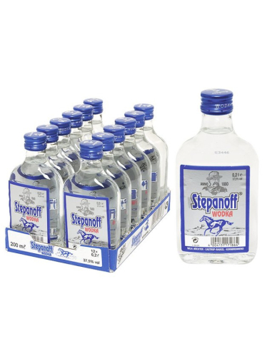 Wodka Stepanoff 37,5% 12 x 0,20l