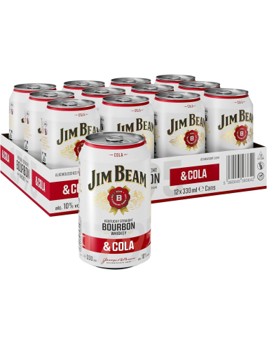 Jim Beam Cola 10% 24 x 330ml DPG