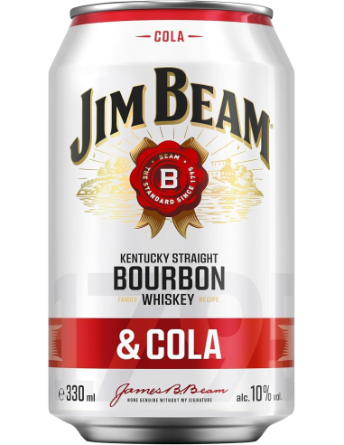 Jim Beam Cola 10% 24 x 330ml DPG