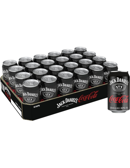 Jack Daniel´s Coca Cola 10% 24 x 330ml DPG