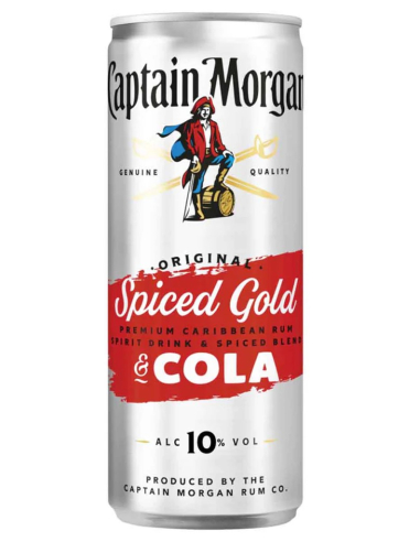 Captain Morgan Cola 10% 12 x 250ml DPG