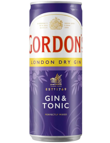 Gordon´s London Dry Gin & Tonic 10% 12 x 250ml DPG