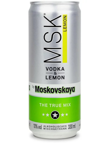 Moskovskaya Vodka Lemon 10% 12 x 330ml DPG