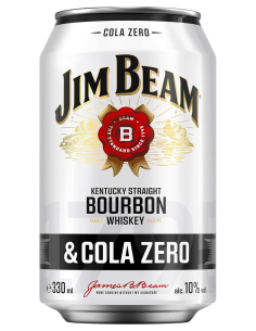 Jim Beam Cola Zero 10% 12 x 330ml DPG