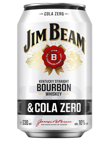 Jim Beam Cola Zero 10% 12 x 330ml DPG