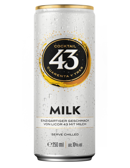 Cocktail 43 Milk 10% 12 x 250ml DPG
