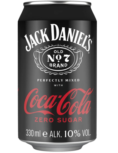 Jack Daniel´s Coca Cola Zero 10% 12 x 330ml DPG