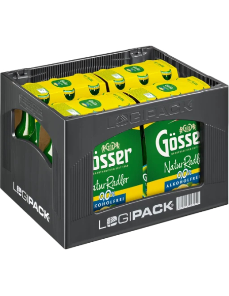 Gösser Naturradler alkoholfrei 0% 4 x 6er 330ml MW