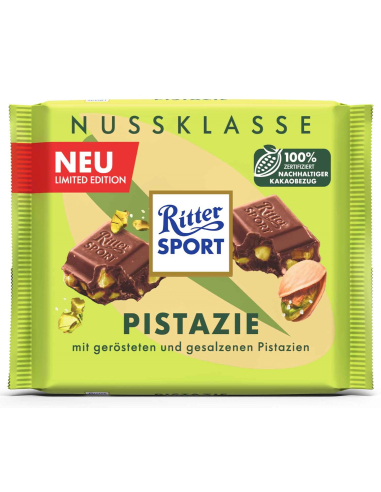 Ritter Sport Nussklasse Pistazie 12 x 100g