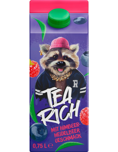 Tea Rich Himbeer-Heidelbeere 8 x 750ml