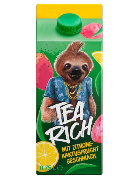 Tea Rich Zitrone Kaktusfrucht 8 x 750ml