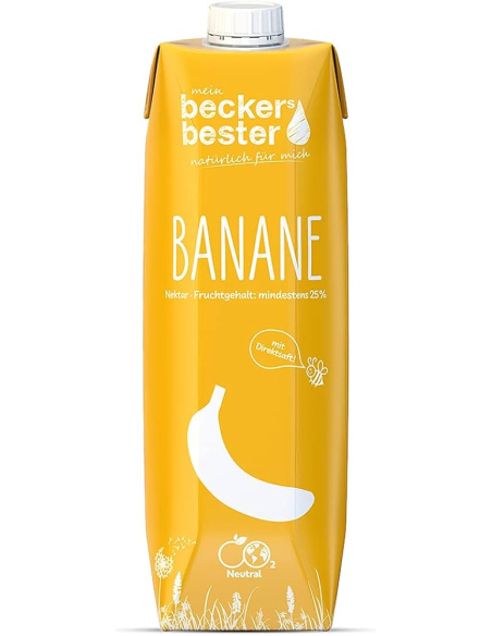Beckers Bester Bananen Nektar 6 x 1l
