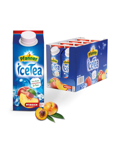 Pfanner Eistee Pfirsich 8 x 750ml