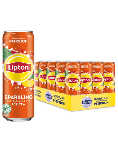 Lipton Sparkling Pfirsich 24 x 330ml DPG