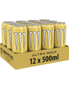Monster Ultra Gold Zero 12 x 500ml DPG 2