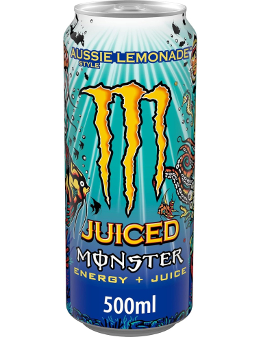 Monster Juiced Aussie Lemonade 12 x 500ml DPG