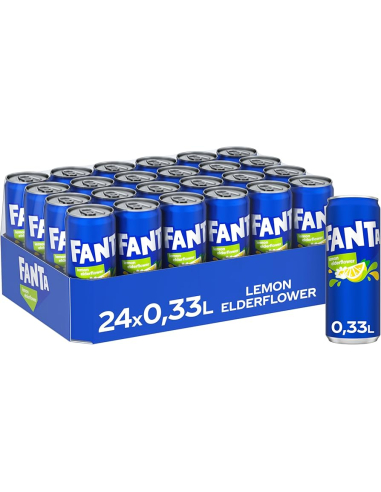 Fanta Lemon Elderflower 24 x 330ml DPG