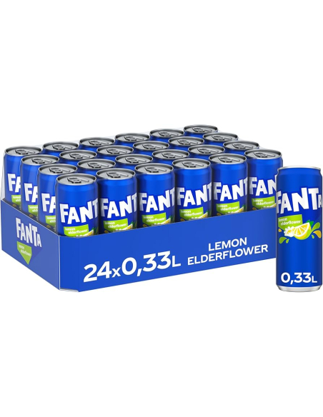 Fanta Lemon Elderflower 24 x 330ml DPG