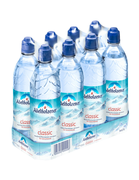 Adelholzener Mineralwasser Classic 8 x 750ml DPG