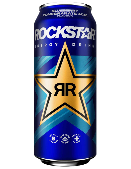Rockstar Energy Blueberry Pomegranate Acai 12 x 500ml DPG