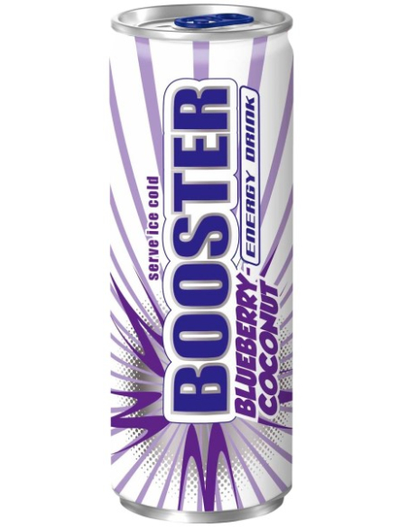 Booster Energy Blueberry Coconut 24 x 330ml DPG