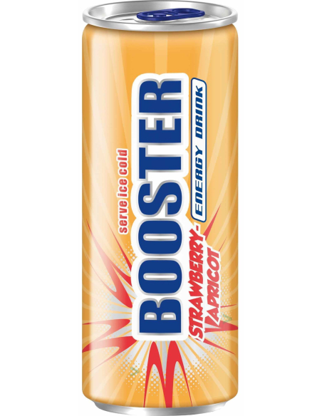 Booster Energy Strawberry Aprikose 24 x 330ml DPG