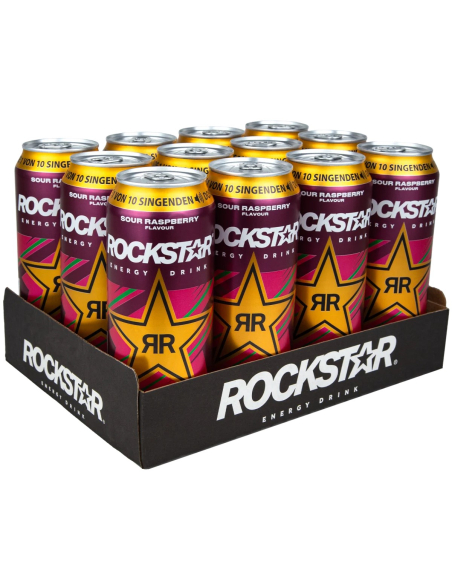 Rockstar Energy Sour Raspberry 12 x 500ml DPG