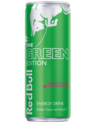 Red Bull Green Edition Kaktusfrucht 24 x 250ml...