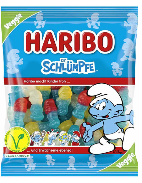 Haribo Schlümpfe Vegan 30 x 100g