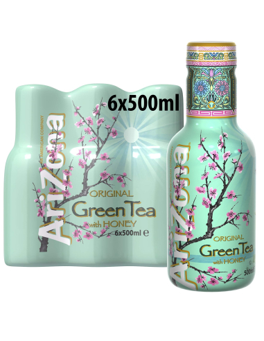 Arizona Original Green Tea 6 x 500ml DPG
