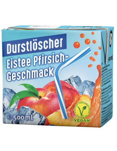 Durstlöscher Eistee Pfirsich 12 x 500ml