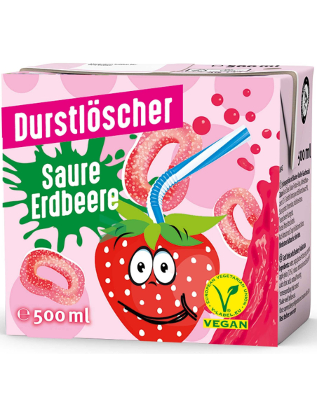 Durstlöscher Saure Erdbeere 12 x 500ml