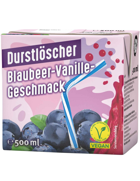 Durstlöscher Blaubeer Vanille 12 x 500ml