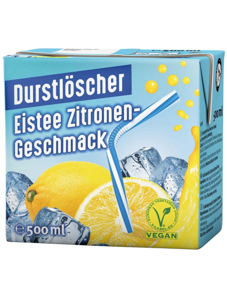 Durstlöscher Eistee Zitrone 12 x 500ml