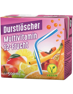 Durstlöscher Multivitamin 12 Frucht 12 x 500ml