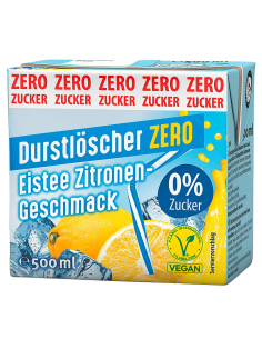 Durstlöscher Eistee Zitrone Zero 12 x 500ml